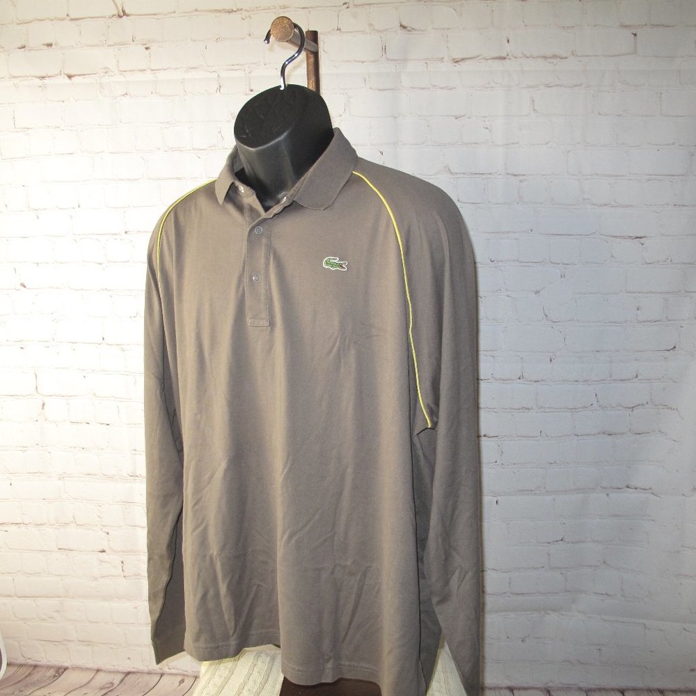 Mens Long Sleeve Izod Lacoste Shirt Size 7 (US/XL)